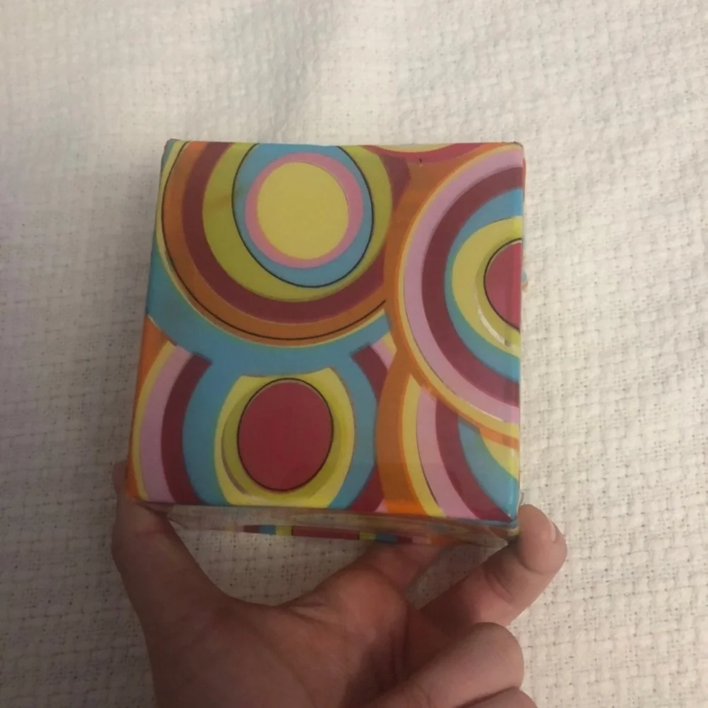 Y2K Vintage Colorful Geometric Storage Container